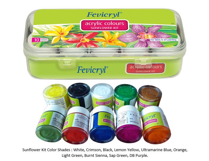 Fevicryl Glass Colour Kit