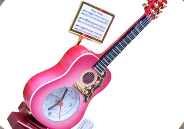 Guitar Shaped Alarm Clock
