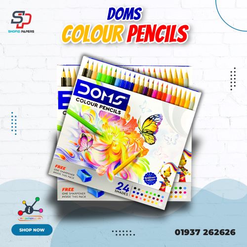 Doms 24 Shades Colour Pencil